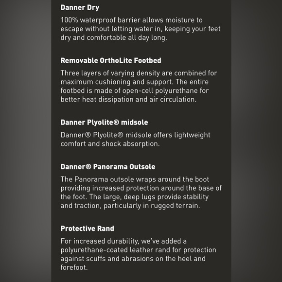 Danner Women’s Panorama waterproof mid boot. size 10 - Picture 12 of 12